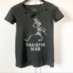 Chaser Soft Gray Grateful Dead Tee